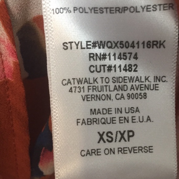 5/$25 Sheer Tops Size Small &XS - Picture 3 of 6